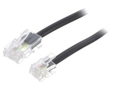 Cablu telefon RJ11/RJ45 15m negru