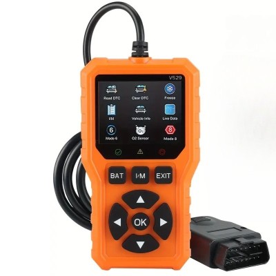 Tester auto OBD2 multifuncțional V529/V310, compatibil universal, 9 protocoale, afișaj color, diagnoză rapidă &amp;ndash; 9 limbi foto