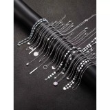 Cumpara ieftin Set Bohemian Style, 4 Anotimpuri, 16 Piese, Argintiu - 98112