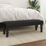 VidaXL Bancă, negru, 100x30x30 cm, piele ecologică