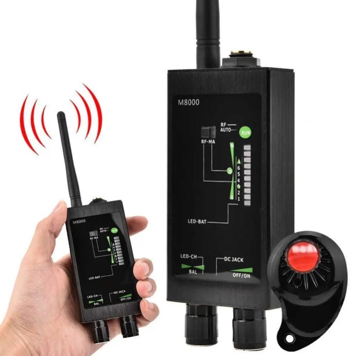 Detector Profesional de Dispozitive Spion GSM, Bluetooth Si WiFi ,TSS-M8000