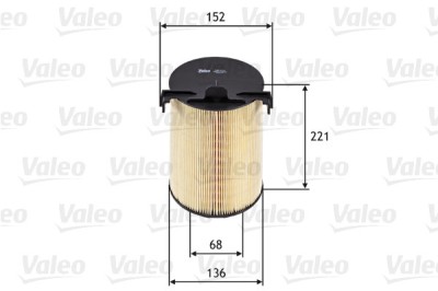VALEO 585652 Filtru aer foto