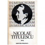 - Nicolae Titulescu - 109631