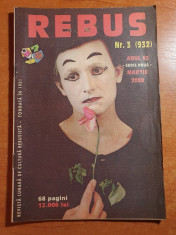 revista rebus martie 2000 foto