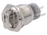 Comutator Rotativ 2 Pozitii SPDT 0,5A 220VAC 1A 24VDC