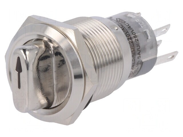 Comutator Rotativ 2 Pozitii SPDT 0,5A 220VAC 1A 24VDC