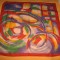 Esarfa matase sintetica &quot;abstract 73&quot;