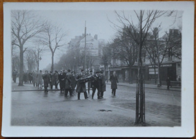 Foto , Plecarea spre mormantul soldatului victorios , 1 Ianuarie 1935 foto