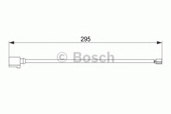 Senzor de avertizare,uzura placute de frana VW TOUAREG (7P5) (2010 - 2016) BOSCH 1 987 474 565