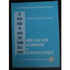 Organizatii europene si euroatlantice