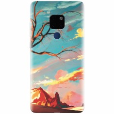 Husa silicon pentru Huawei Mate 20, Artistic Landscape
