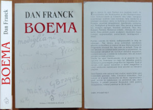 Dan Franck , Boema , 2003 , avangarda , Brancusi , dadaismul , Montparnasse  | Okazii.ro