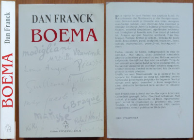 Dan Franck , Boema , 2003 , avangarda , Brancusi , dadaismul , Montparnasse foto