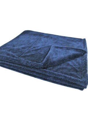 Laveta auto ultra absorbant Ewocar Twisted Loop, 1200GSM albastru 60x90 cm foto