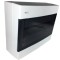 Tablou electric aplicat 12 module plastic 275x225x95mm cu usa fumurie deschidere laterala IP40