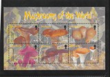 Montserrat 2003-Flora,Ciuperci, bloc 6 valori,dantelate,MNH,Mi.1205-1210KB