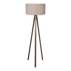 Lampă de podea PWL-1059 E27 &icirc;n nuanță de nisip/bej-nuc D38x140cm