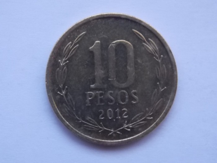 10 PESOS 2012 CHILE