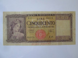 Italia 500 Lire 1947, Circulata, Iasi, Printata