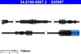 ATE 24.8190-0997.2 senzor de avertizare,uzura placute de frana