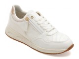 Cumpara ieftin Pantofi sport GEOX albi, D36NQB, din piele ecologica