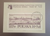Polonia stampilat 1973 - colita - Expozitia filatelica mondiala Polska 73