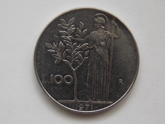 100 LIRE 1971 ITALIA