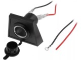Adaptor Bricheta Auto Mama 10A SCI A13-65B, 7-12V DC, Negru, Montare Panou