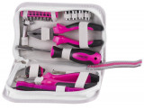 Set de unelte pentru femei LADIES PINK SET12, 23 de piese, roz, &icirc;n pungă, Strend Pro