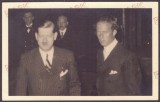 1132 - King CAROL II &amp; King LEOPOLD III of Belgium - old PC, real Photo - unused