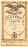 HST PM113 &Icirc;mprumutul intern de consolidare 1935 titlu de 1000 lei