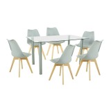 Set de masă Midori 6 1 gri