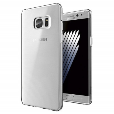 Husa Pentru SAMSUNG Galaxy Note 7 / FE - Luxury Slim Case TSS, Transparent foto