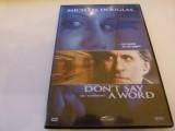 Don&#039;t say a word, dvd