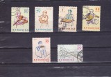 TSV @ - 1961 LP 526 INSTRUMENTE MUZICALE, ȘTAMPILAT