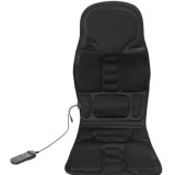 Husa masaj spate si sezut, FOXMAG24, 5 Zone De Masaj, Telecomanda, 3 Trepte De Viteza, Adaptor Auto, Negru