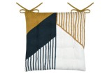 Pernă De Scaun Pa&times;Ton 38X38 Cm, Culoare Multicolor, 100% Bumbac