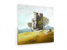 Tablou pe panza (canvas) - Caspar David Friedrich - Tower ruin - c. 1828... foto