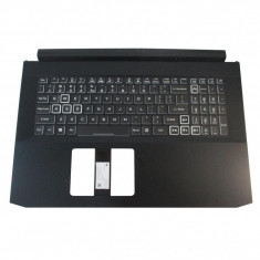 Carcasa superioara cu tastatura palmrest Laptop, Acer, Nitro 5 AN517-52, 6B.Q84N2.064, cu iluminare RGB, pentru GTX 1660, RTX 2060, layout US
