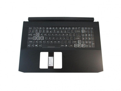Carcasa superioara cu tastatura palmrest Laptop, Acer, Nitro 5 AN517-52, 6B.Q84N2.064, cu iluminare RGB, pentru GTX 1660, RTX 2060, layout US foto