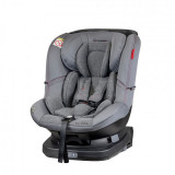 Scaun auto Millo rotativ 360 grade cu ISOFIX 0-18 kg Gri Coletto