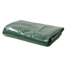 vidaXL Prelată 650 g/m&sup2; 4 x 7 m Verde