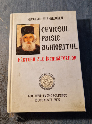 Marturii ale inchinatorilor Cuviosul Paisie Aghioritul Nicolae Zurnazoglu foto