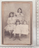 Bnk foto - Portret - copii - Foto Haimovici Slatina, Romania 1900 - 1950, Sepia, Portrete