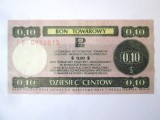 Polonia 10 Cents 1979 certificat de schimb valutar,bancnota din imagini