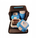 Cumpara ieftin Set caserole PALOMA Albastru, pentru mancare, termoizolante