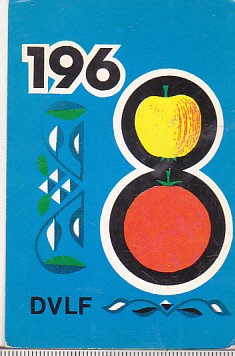bnk cld Calendar de buzunar 1968 - DVLF foto