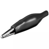 Clips Crocodil 32mm Goobay Negru - Conector Electric, Model CC05-BK