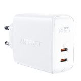 &Icirc;ncărcător Acefast GaN USB Type C 50W, PD, QC 3.0, AFC, FCP Alb (A29 Alb) A29 WHITE