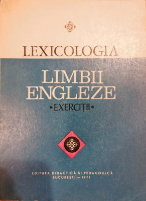 Lexicologia limbii engleze. Exercitii foto